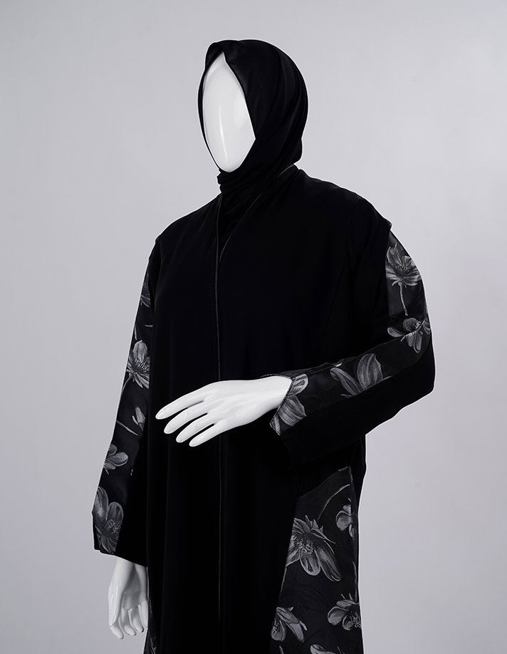 Midnight Blossom Abaya_3