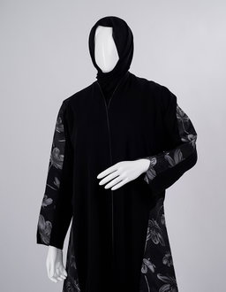 Midnight Blossom Abaya