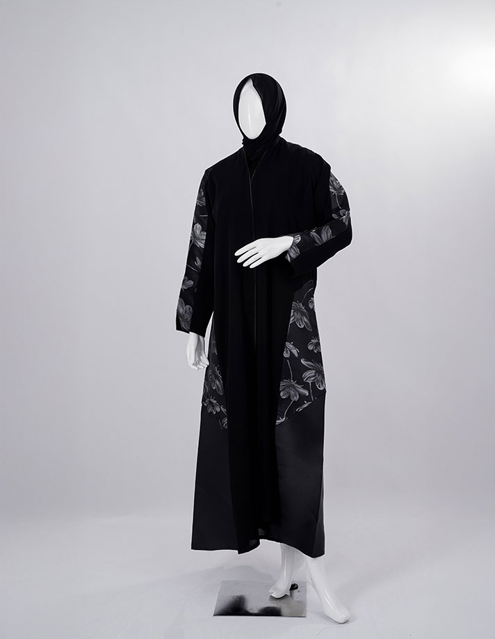 Midnight Blossom Abaya_5