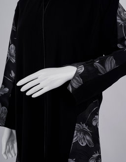 Midnight Blossom Abaya