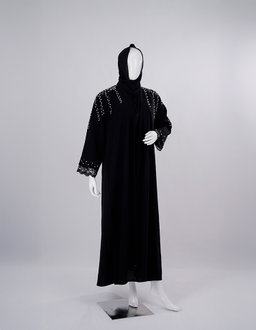 Liara Crystal Pearl Abaya