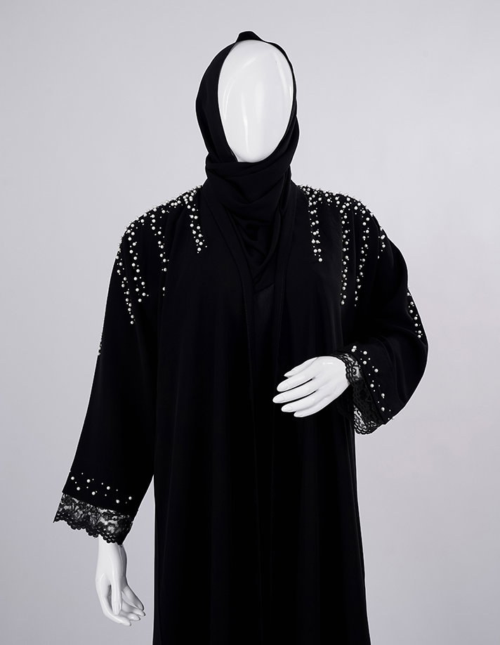 Liara Crystal Pearl Abaya_1