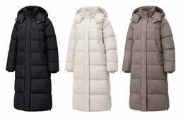 Hooded Puffer  Coat