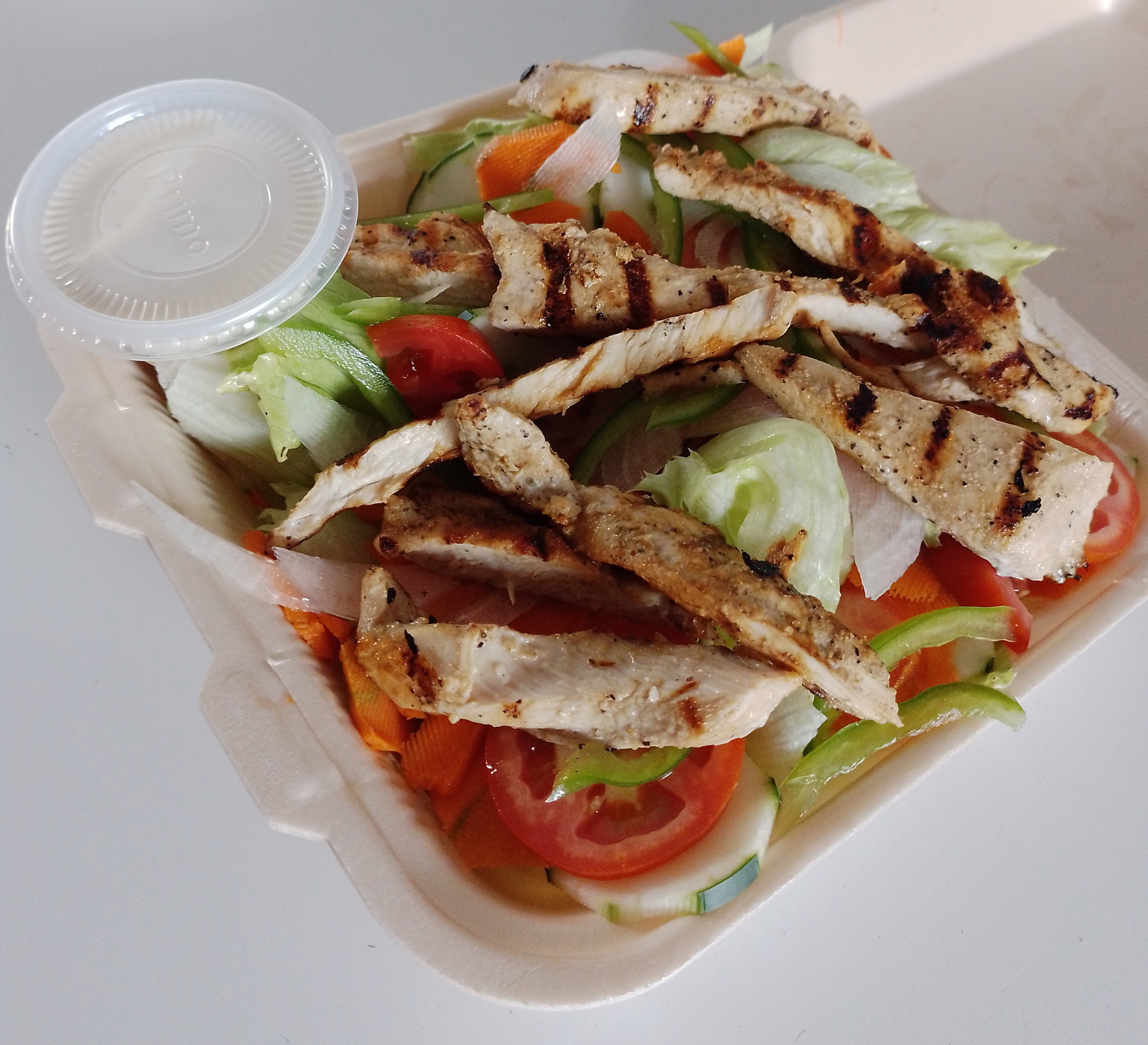 GRILLED CHICKEN - GARDEN SALAD _0