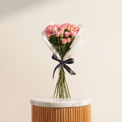 Soft Blush Flower Bouquet