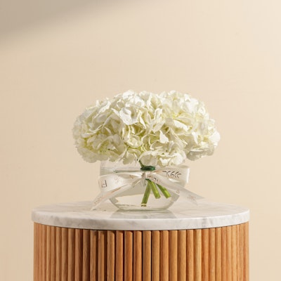 Magical White Hydrangea Vase_0