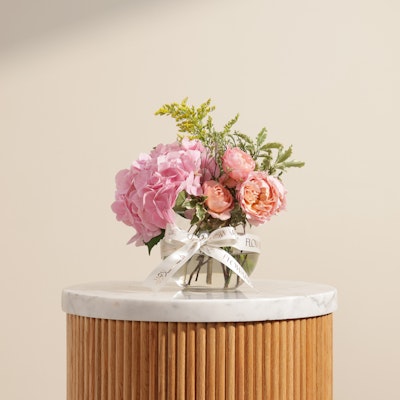 Glowing Flowers Vase