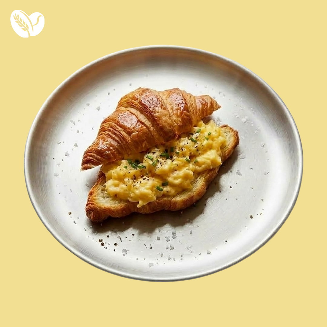 Spicy Scrambled Egg Croissant