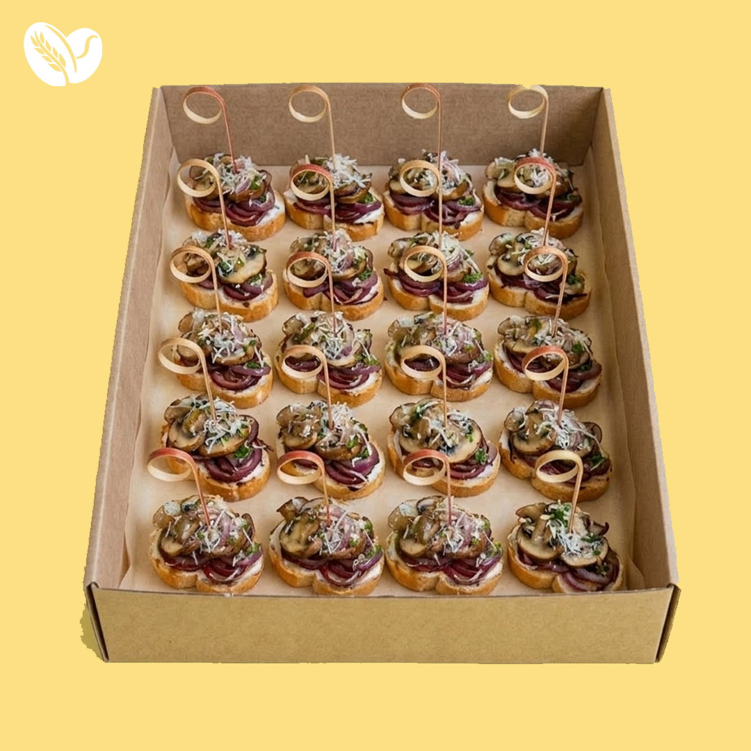Caramelized Mushroom (Crostini Set of 20)