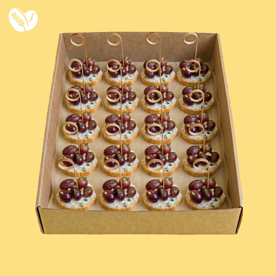 Grilled Grapes (Crostini Set of 20)