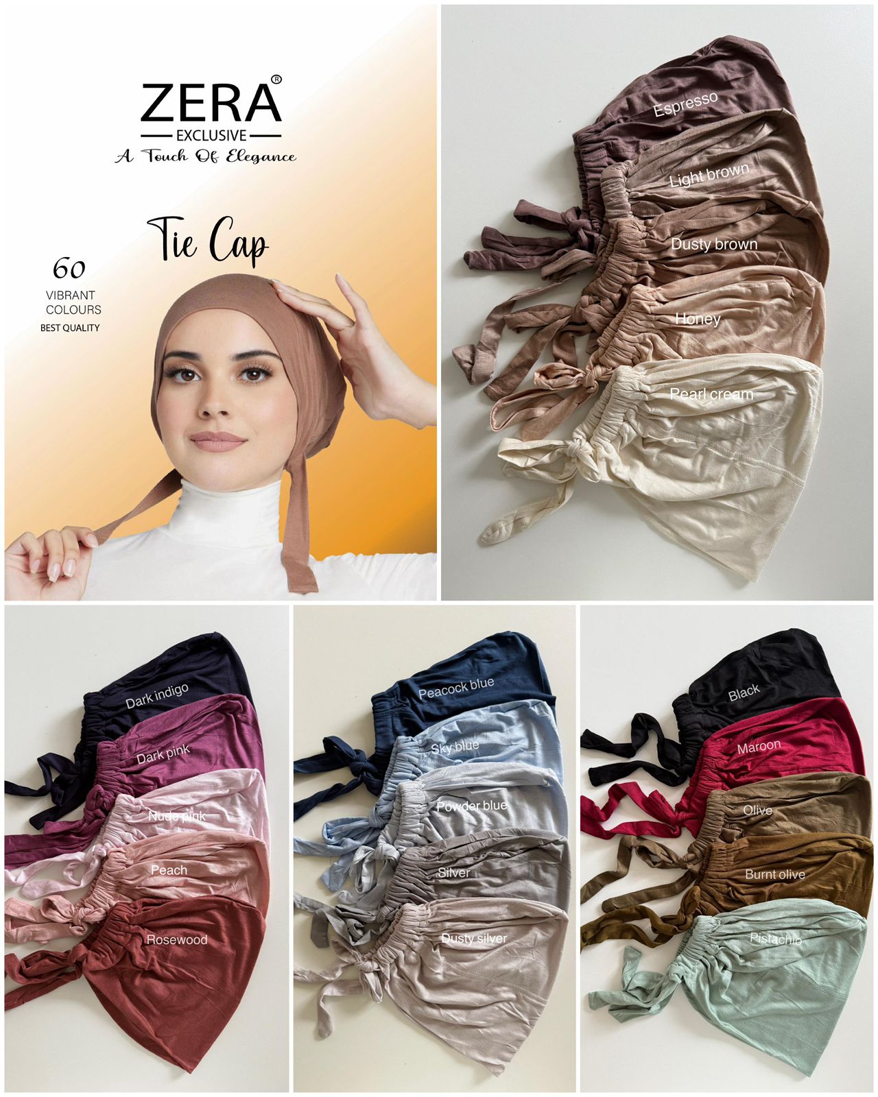ZERA brand imported Tie caps 