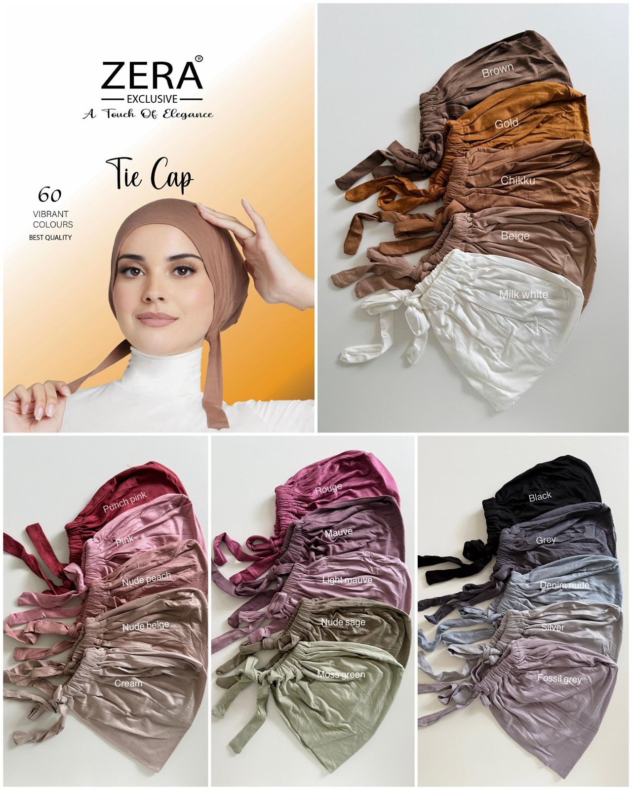 ZERA brand imported Tie caps _3