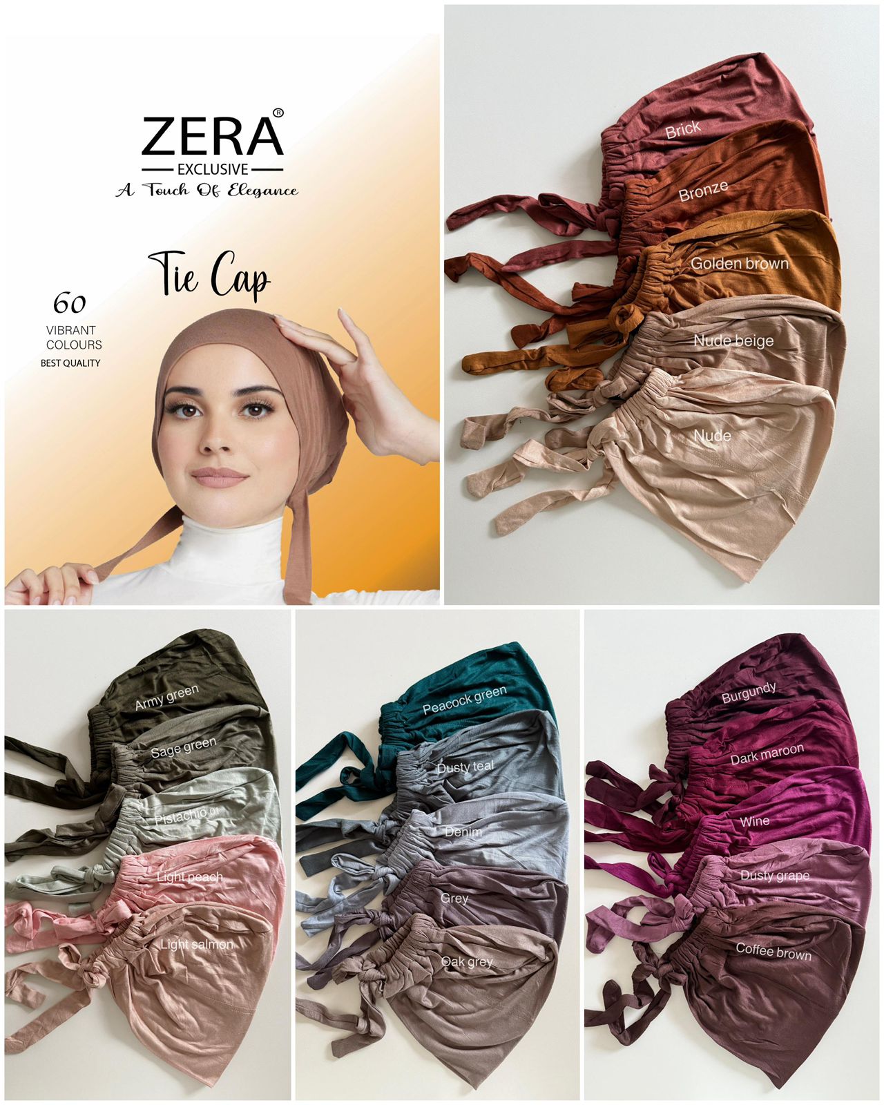 ZERA brand imported Tie caps _2