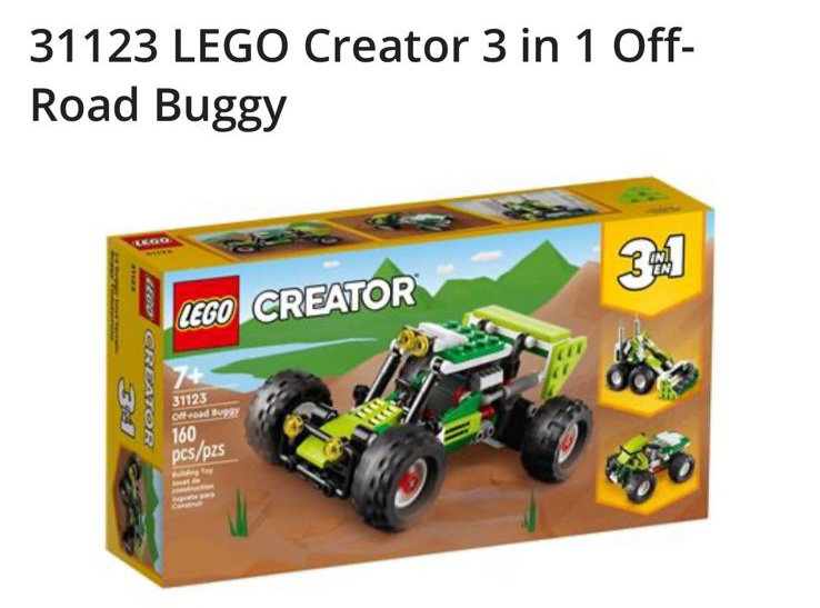 Lego Creator 3in 1 off road Buggy_0