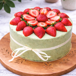 Matcha Strawberry Cake