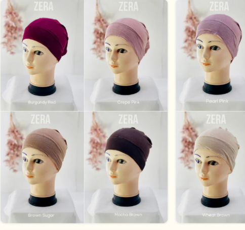 Zera Bonnet Elastic Hijab Cap_1