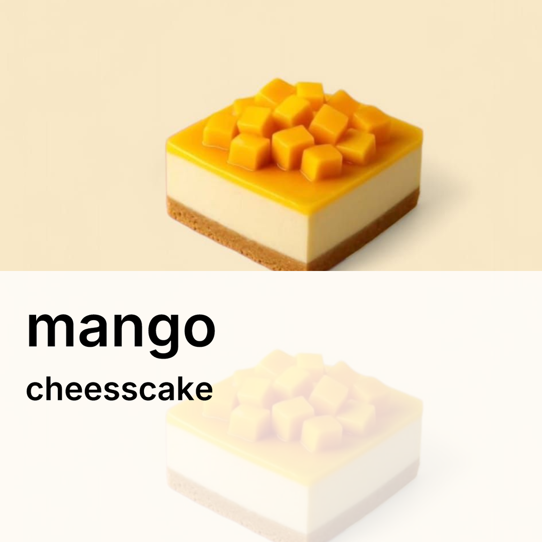 Mini mango Cheesecake ( for 1 person ) 