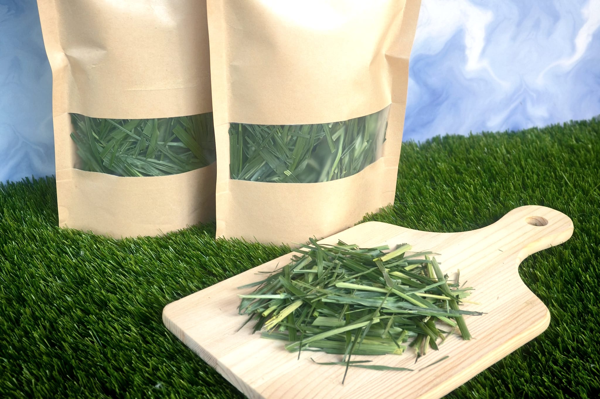 1 For 1 Special Bundle & Value Pack! Premium Golden & Green Oat Hay_2