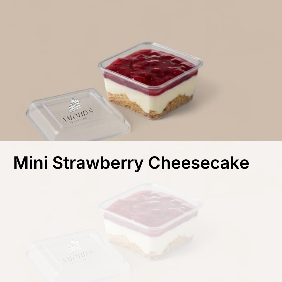 Mini  Strawberry Cheesecake ( for 1 person )_0