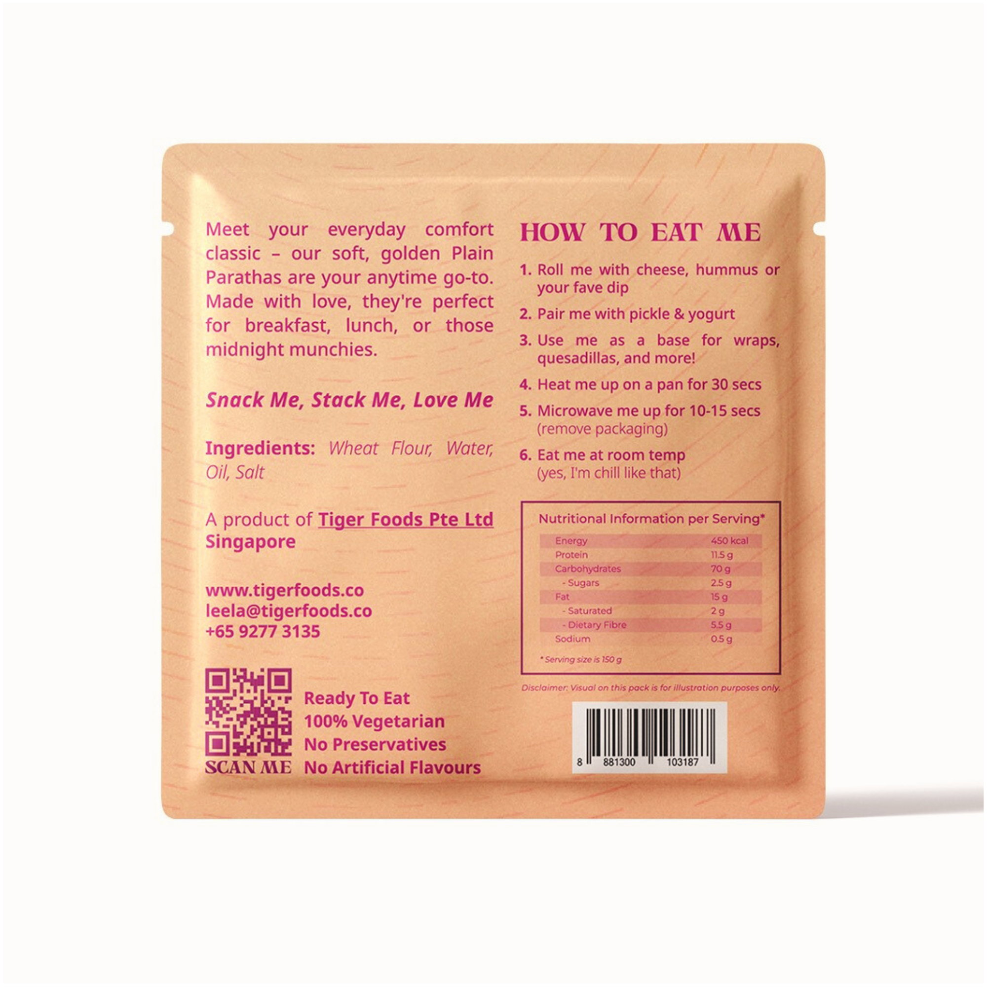 Plain Paratha (Minimum 5 Packets Per Order)_1