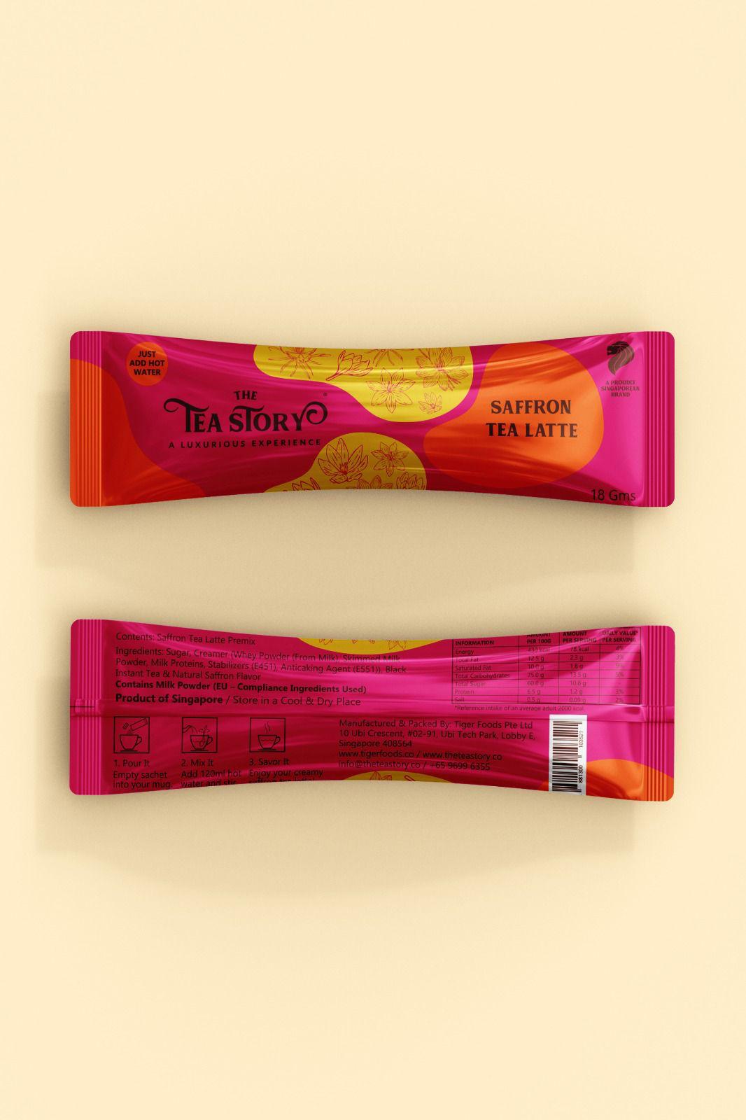 Saffron Tea Latte (12 Sachets) _2