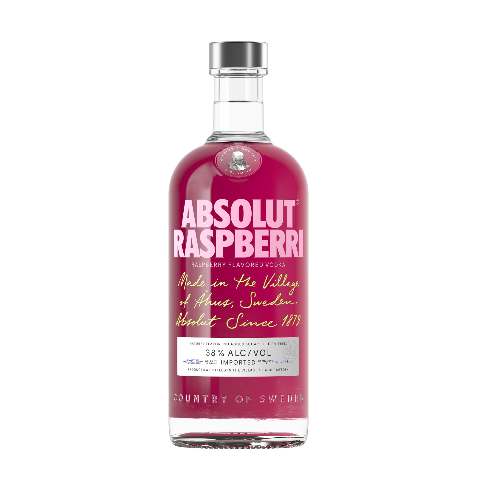 ABSOLUT RASBERRY VODKA 750ML*PC/EMB:12_0