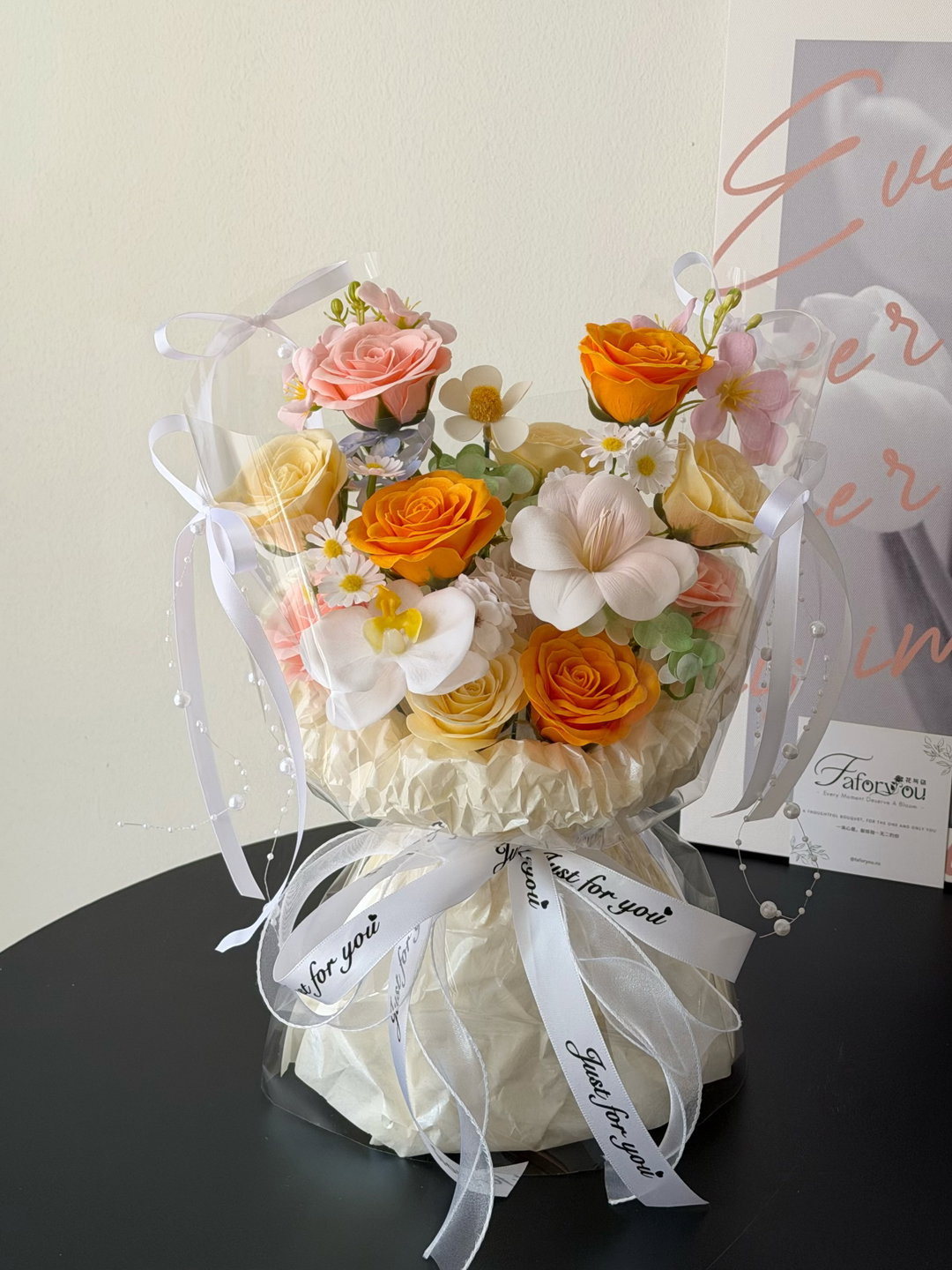 Soap Flower Mixed Transparent Bouquet | 仙女混搭泡泡花束 