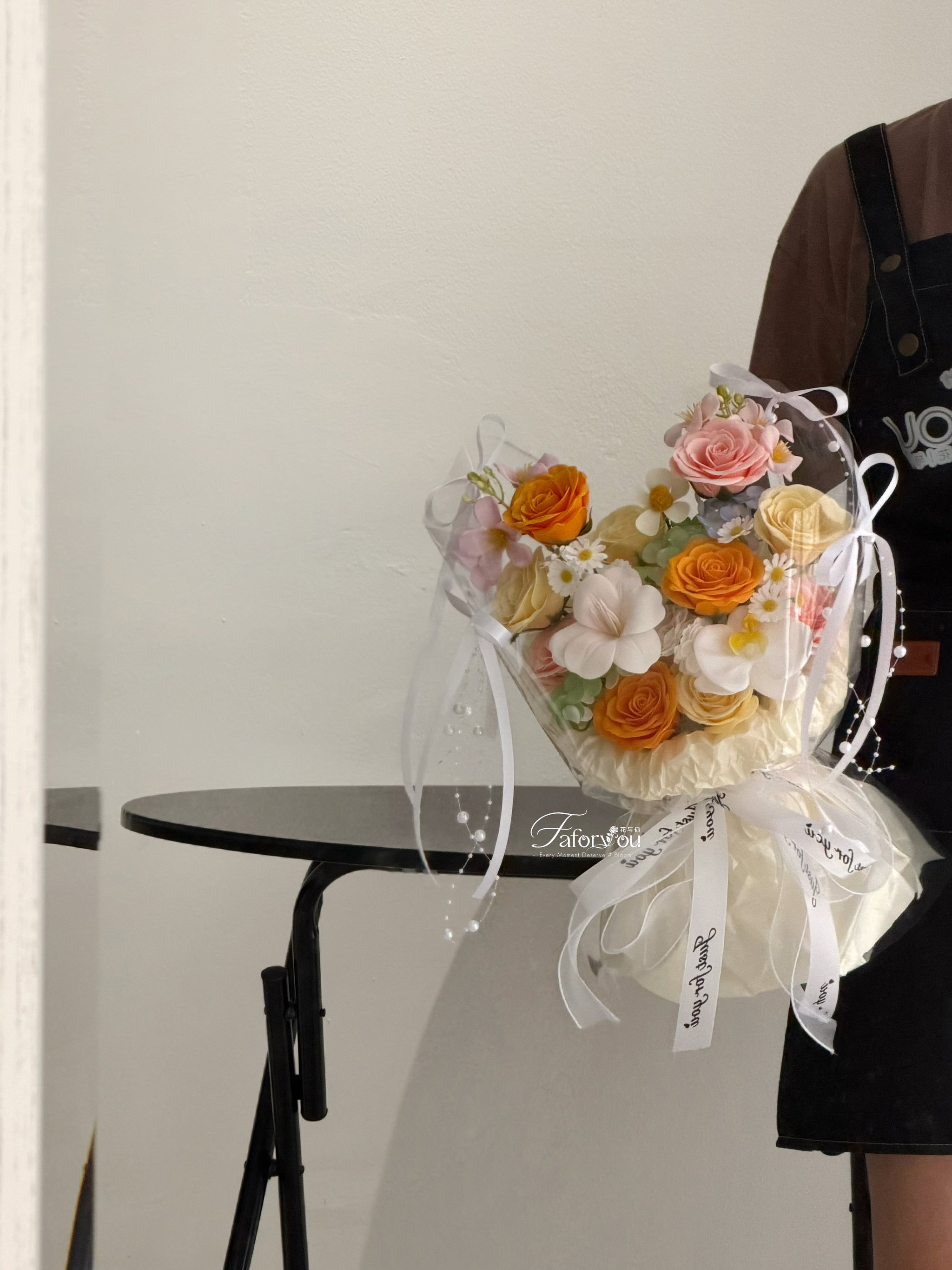 Soap Flower Mixed Transparent Bouquet | 仙女混搭泡泡花束 _1