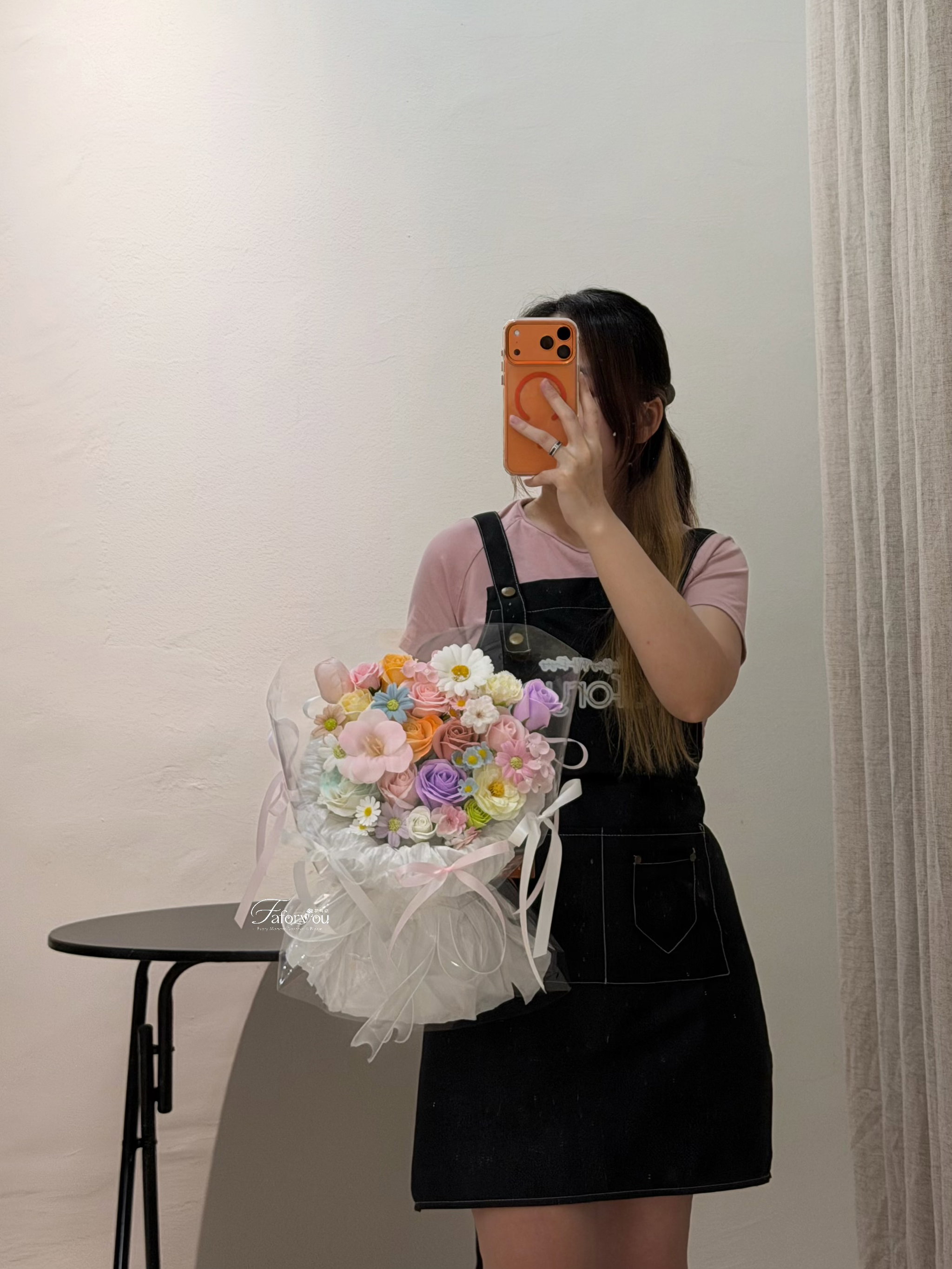 Dopamine Mixed Soap Flower Mixed Transparent Bouquet _1