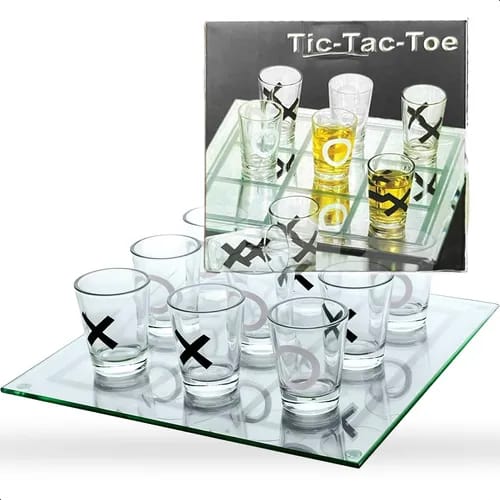 Juego de Beber Tic-Tac-Toe "La Vieja"
