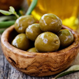 Olives Green Salkini Without Salt Dipped In Olive