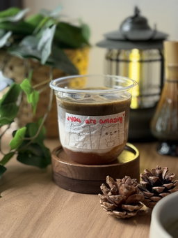 🍵 Hojicha Apple Cinnamon OatMilk 🍎
