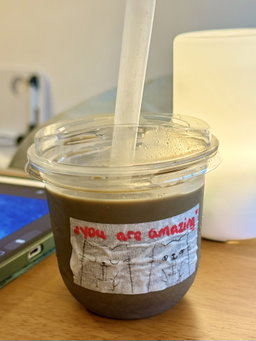 🍵 Hojicha Apple Cinnamon OatMilk 🍎