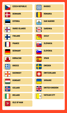 Orange Holiday Europe + UK eSIM (20GB/50GB/100GB/200GB/500GB), 30-90 Days, Unlimited Local Calls)