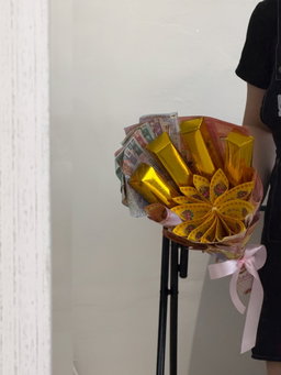 清明金条花束 