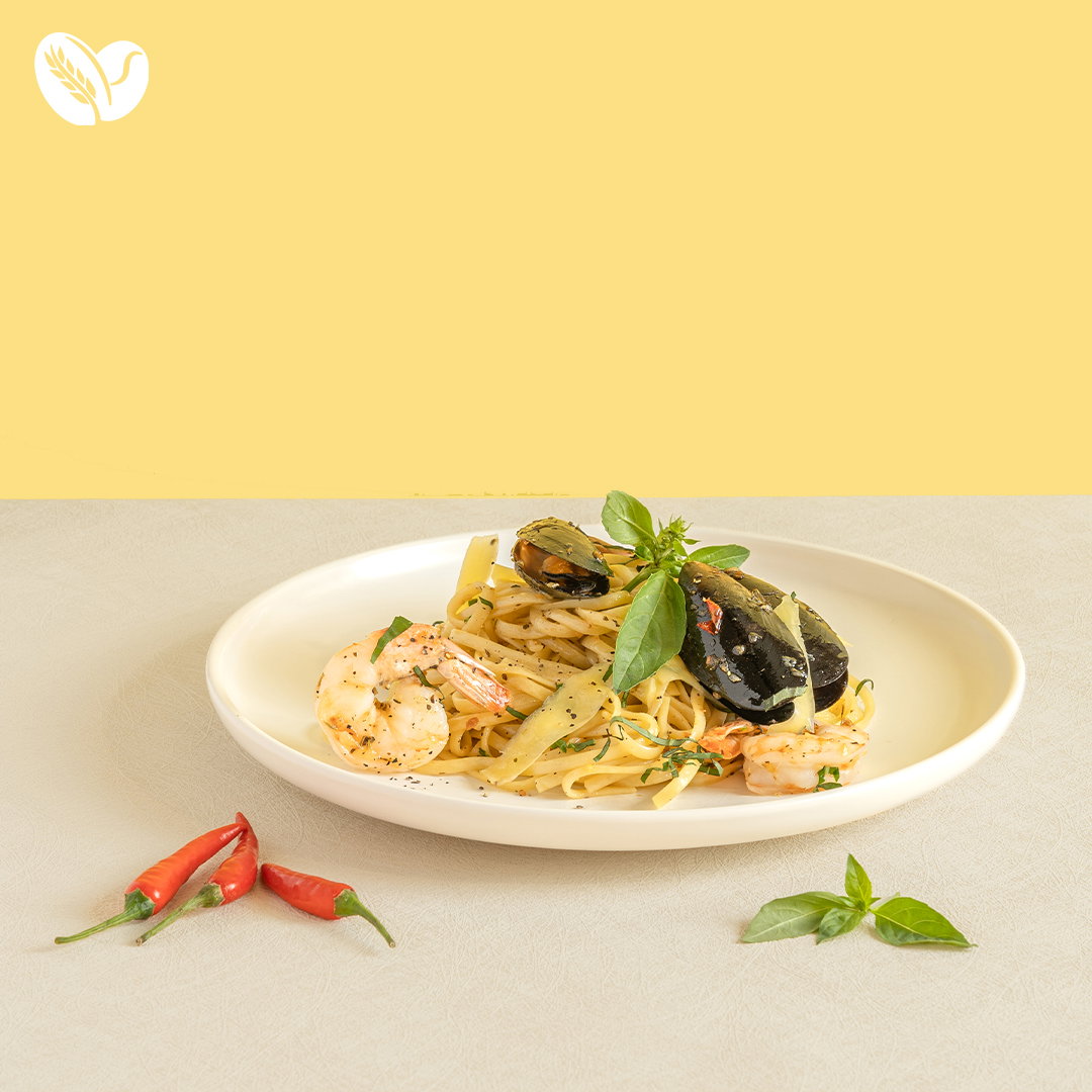 Seafood Spaghetti Aglio e Olio