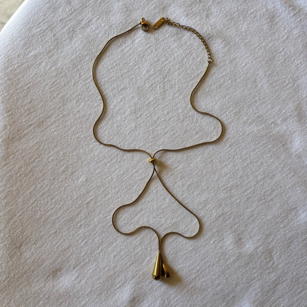 Cord Gold Pendant