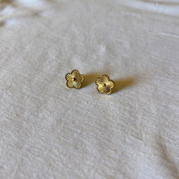 Gold Verity Clover Earrings