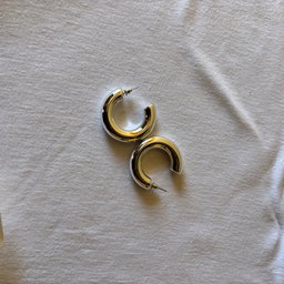 Silver Hoops