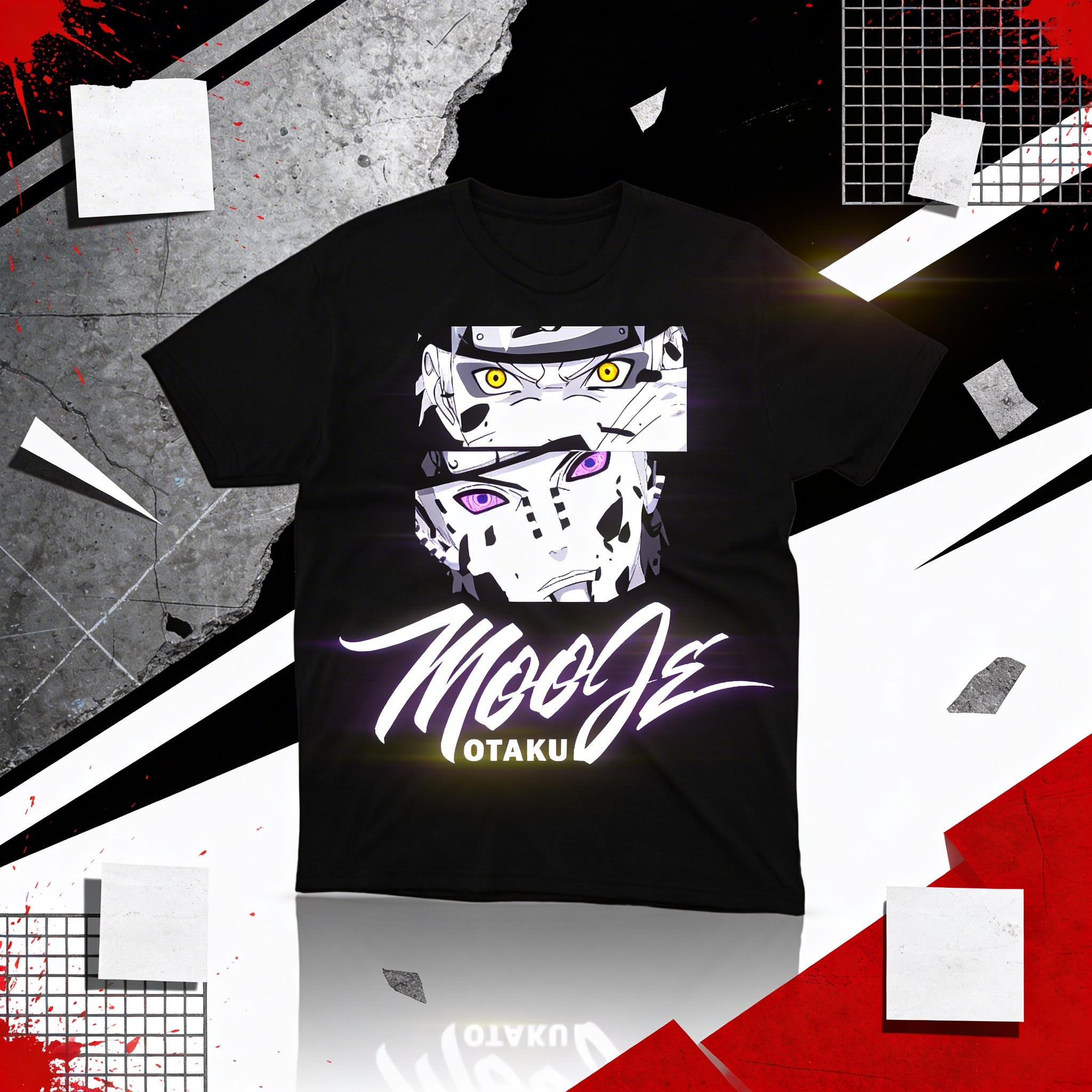 PAIN – T-SHIRT POUVOIR DU DIEU SHINOBI _1