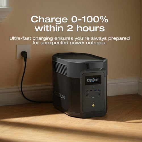 ECOFLOW DELTA 2 Black (E980) 980Wh Power Station with 60W Solar Panel_3