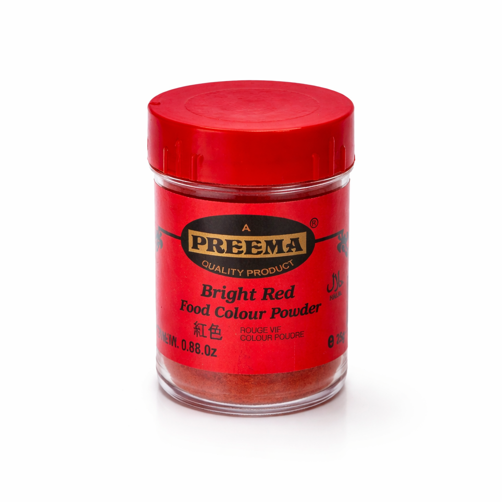 Preema Bright Red Food Colour 25g