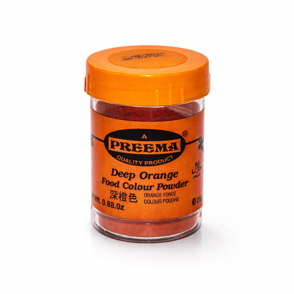 Preema Deep Orange Food Colour 25g_0