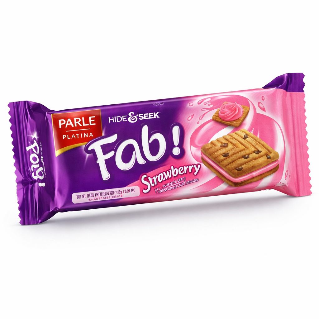 Parle Fab Strawberry Biscuits 112g_0