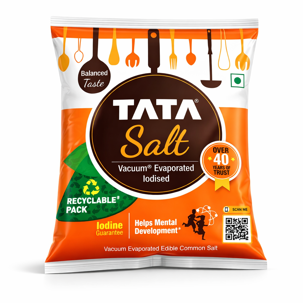 Tata Iodised Salt Fine 1kg_0