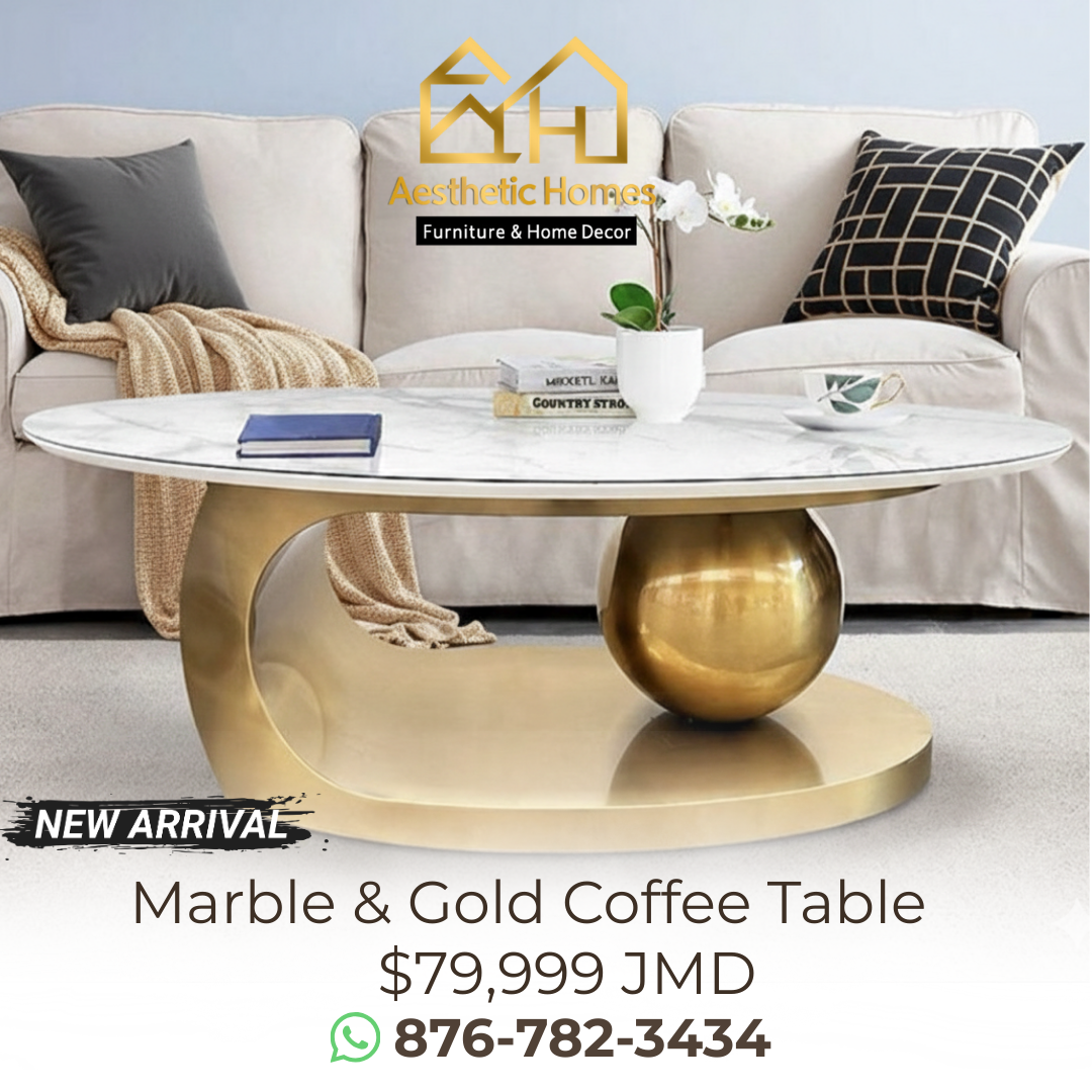Marble & Gold Coffee Table