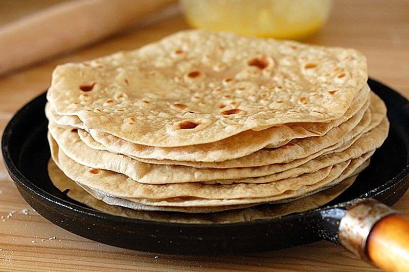 cooked chapati