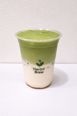 Iced Osmanthus Matcha Cloud Latte