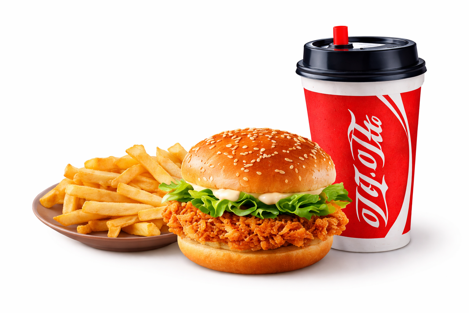 Drumstick Burger + Cola + French Fries_0