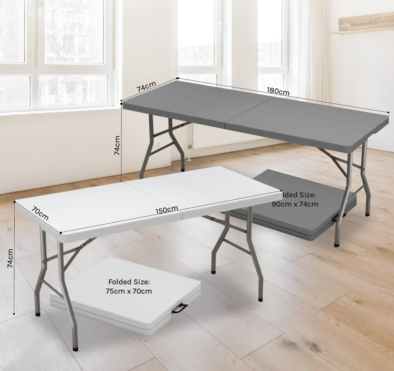 PORTABLE FOLDING TABLE (RECTANGLE)_0